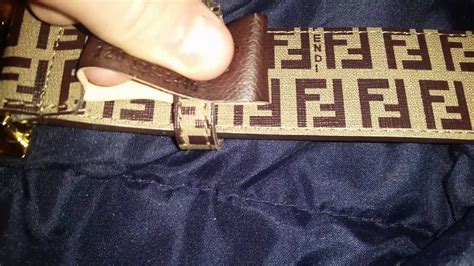 how to tell if my fendi belt is real|real vs false fendi.